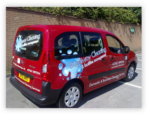 Brightway Cleaning Van
